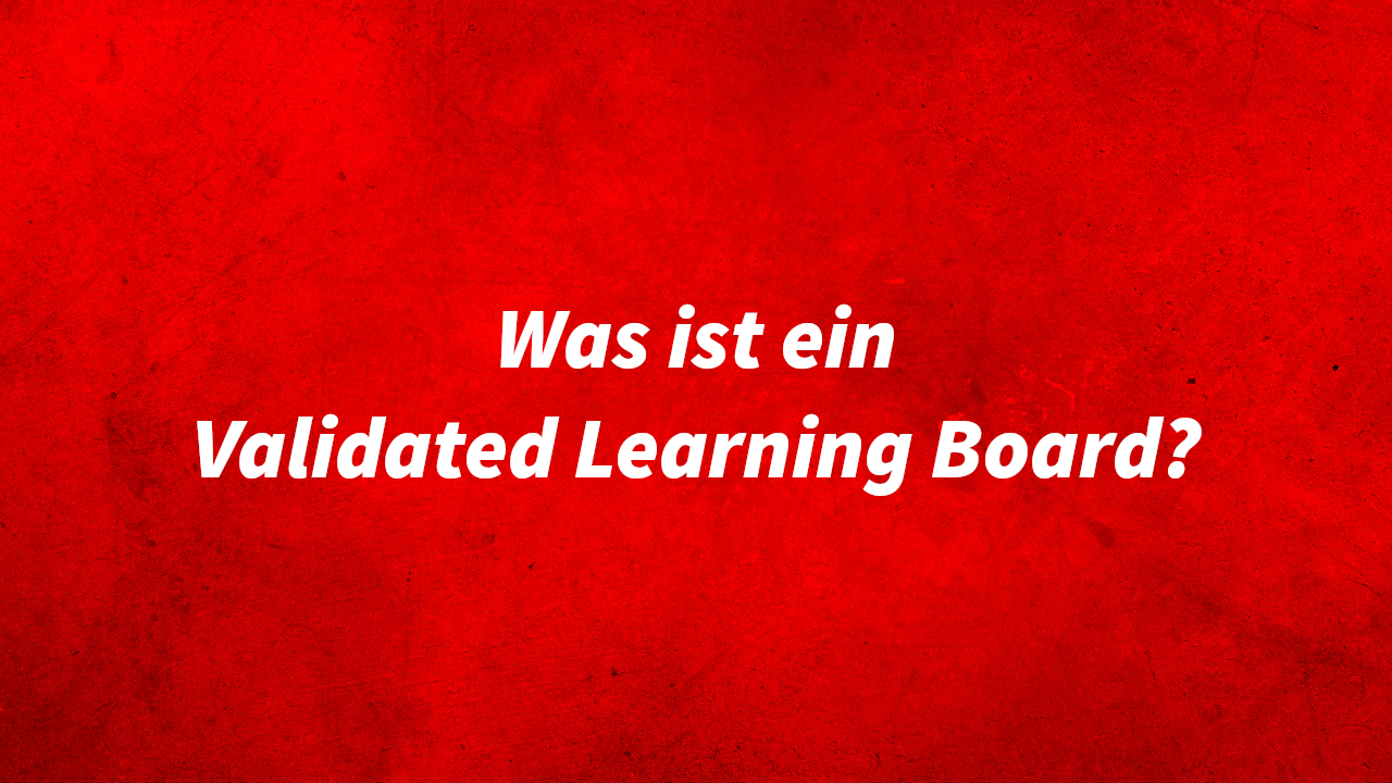 Validated Learning Board